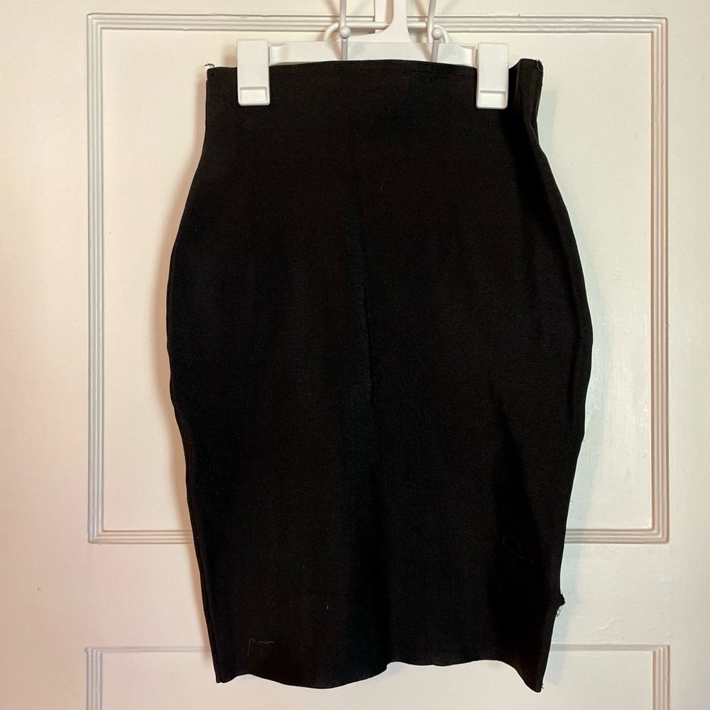 WOW Couture Black Pencil Skirt